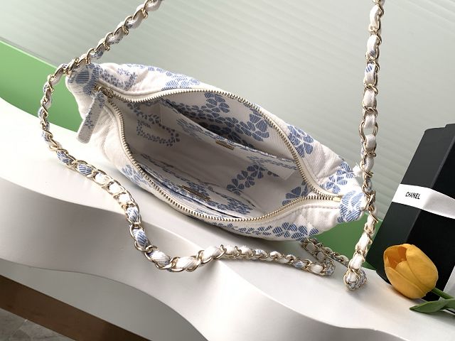 CC original denim large hobo bag AS5431 blue