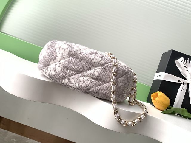 CC original denim large hobo bag AS5431 grey