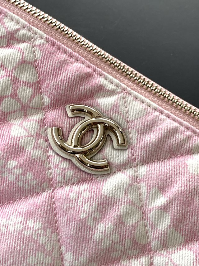 CC original denim large hobo bag AS5431 pink