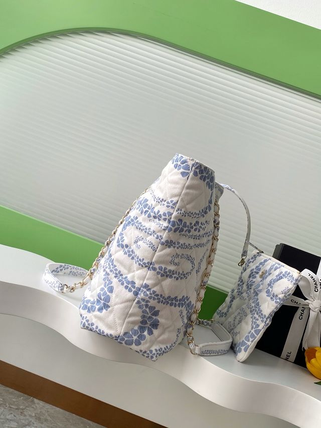 CC original denim shopping bag AS5429 blue