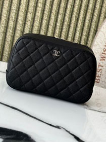 CC original grained calfskin small pouch A31104 black