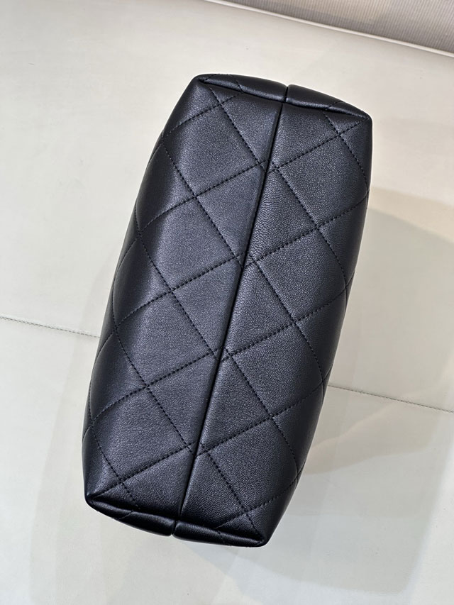 CC original suede calfskin shopping bag AS5636 beige