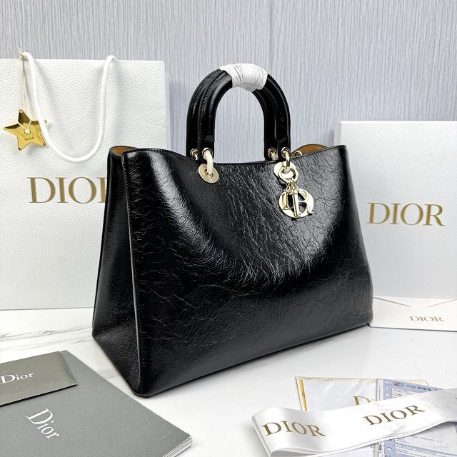 Dior original aged calfskin large toujours bag M2833 black