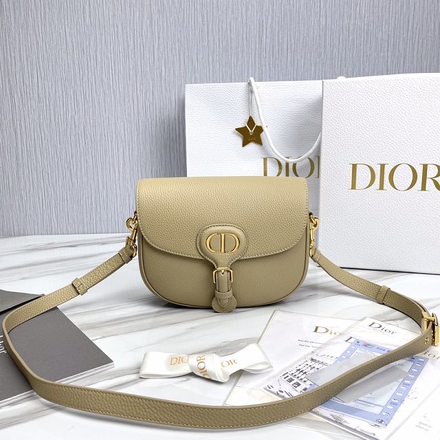 Dior original grained calfskin medium bobby bag M9319 beige