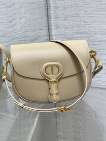 Dior original box calfskin medium bobby bag M9319 beige