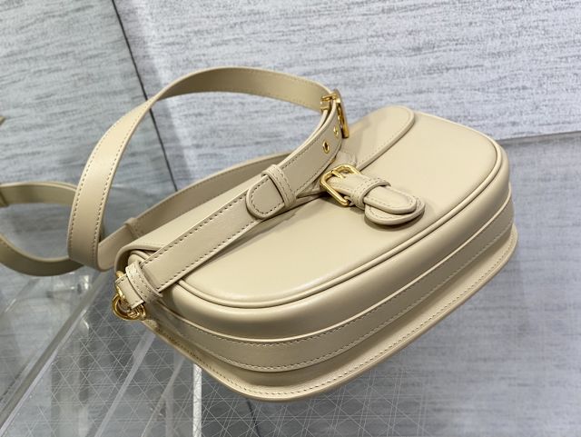 Dior original box calfskin medium bobby bag M9319 beige