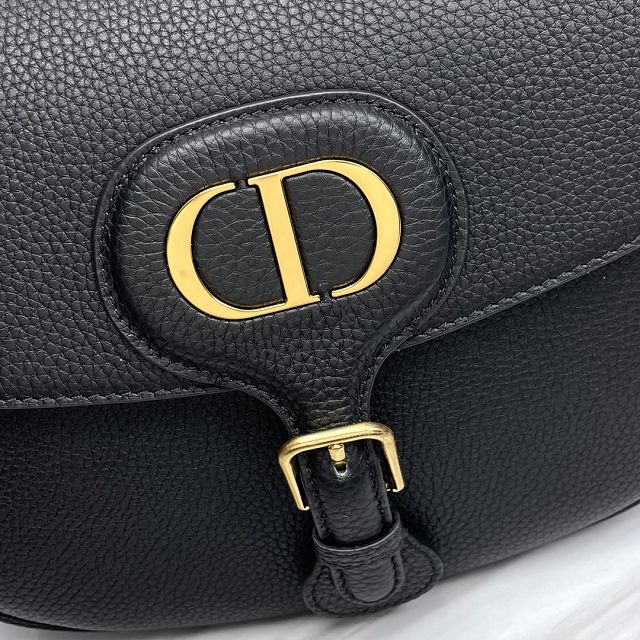 Dior original grained calfskin large bobby bag M9320 black