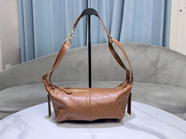 Dior original calfskin small D-Journey bag M2416 caramel
