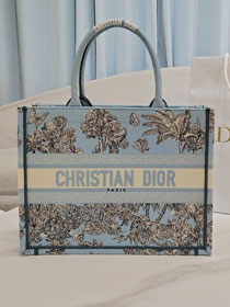 Dior original cotton medium book tote bag M1296