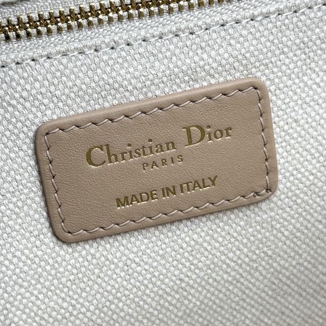 Dior original cotton 30 montaigne chain bag M9208 natural