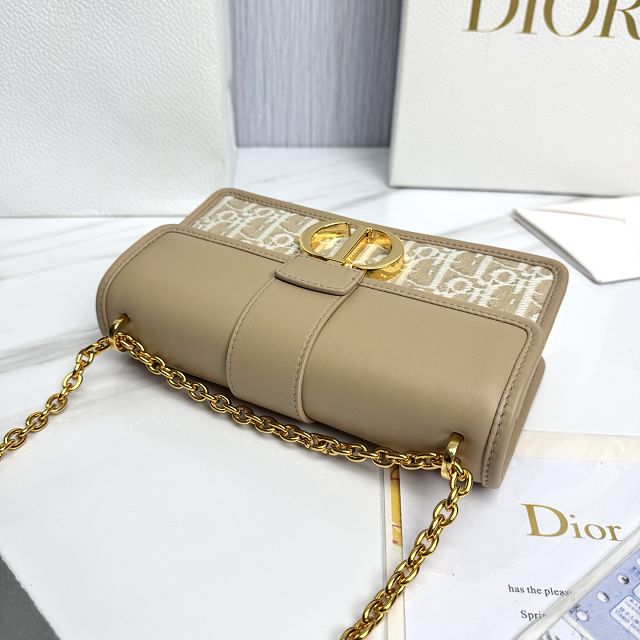 Dior original cotton 30 montaigne east-west bag M9334 natural