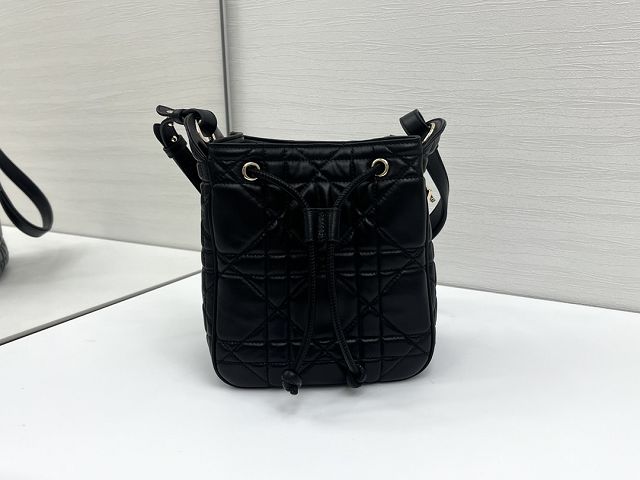 Dior original lambskin Small D-motion bag M2851 black
