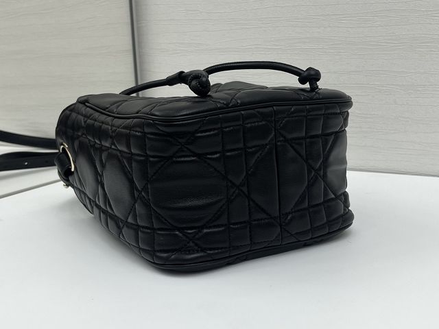 Dior original lambskin Small D-motion bag M2851 black