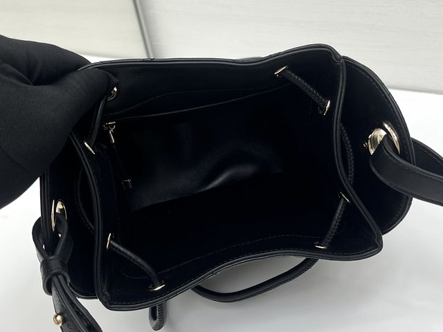 Dior original lambskin Small D-motion bag M2851 black