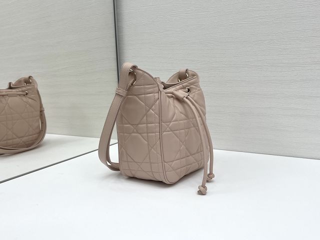 Dior original lambskin Small D-motion bag M2851 power pink