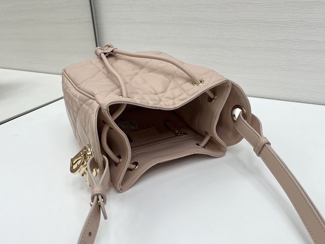 Dior original lambskin Small D-motion bag M2851 power pink