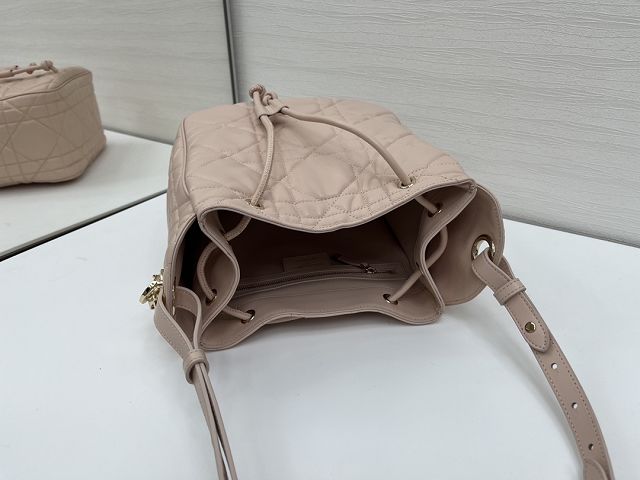 Dior original lambskin medium D-motion bag M2852 power pink