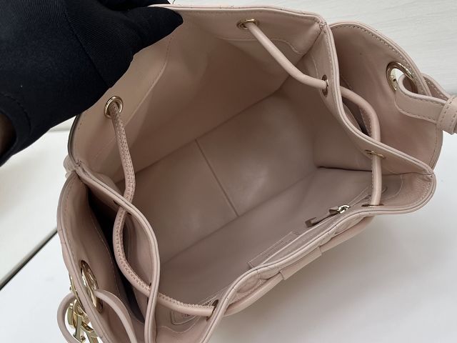 Dior original lambskin medium D-motion bag M2852 power pink