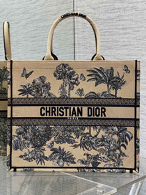 Dior original cotton large book tote bag M1286 