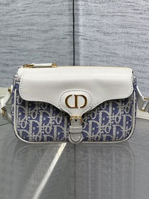 Dior original cotton mini 30 montaigne pocket M4600 blue