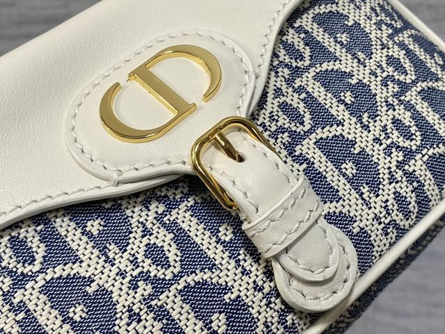 Dior original cotton mini 30 montaigne pocket M4600 blue