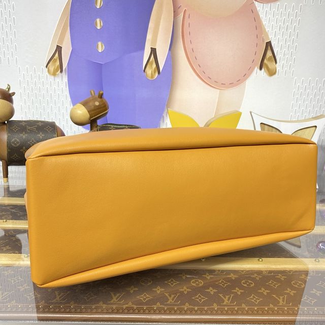Louis vuitton origianl calfskin shopper bag m24457 yellow