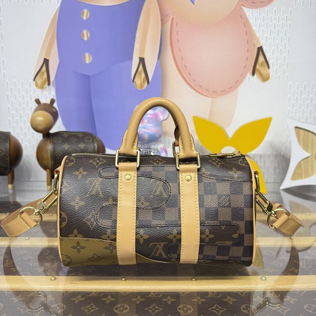 Louis vuitton original monogram canvas keepall 25 M15428