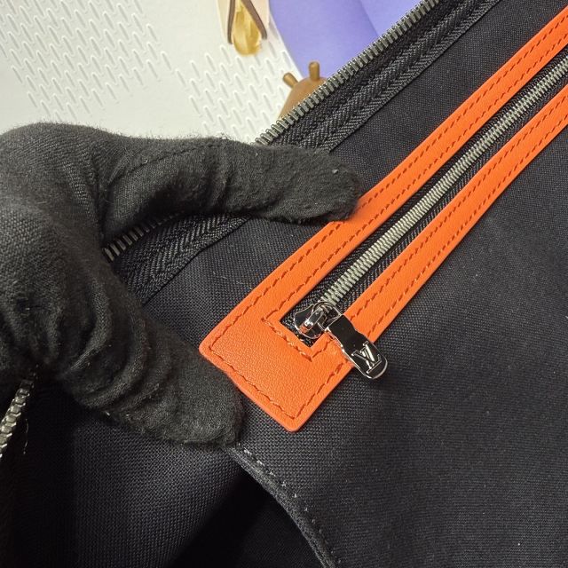 Louis vuitton original monogram eclipse keepall 55 M15253 orange