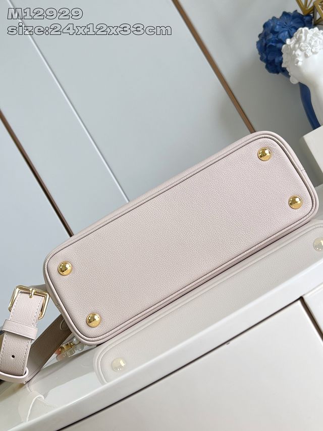 Louis vuitton original calfskin capucines MM souple M12929 beige