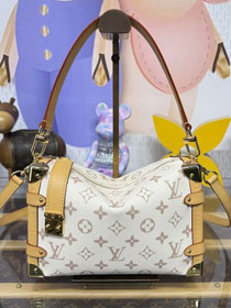 Louis vuitton original canvas side trunk M26287 beige