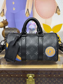 Louis vuitton original monogram eclipse keepall 25 M01942