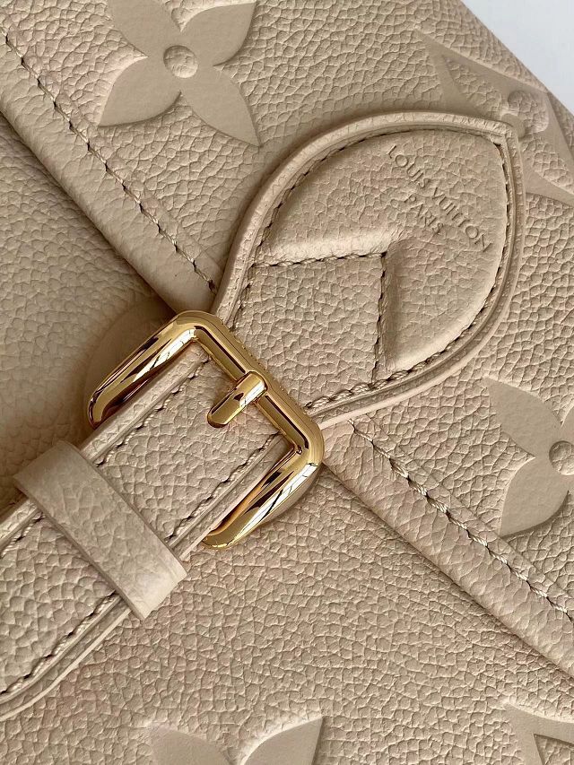Louis vuitton original calfskin diane satchel M13231 dune