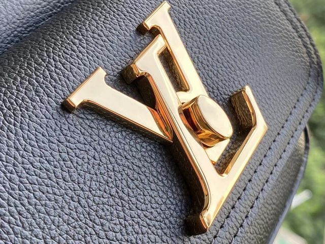 Louis vuitton original calfskin lockme bucket bag M57687 black