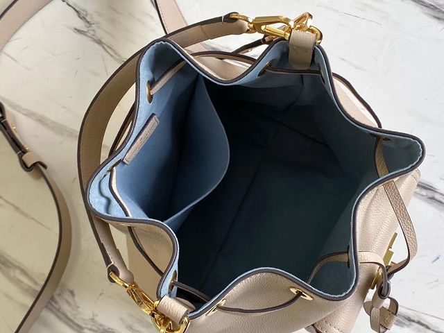 Louis vuitton original calfskin lockme bucket bag M57688 grey