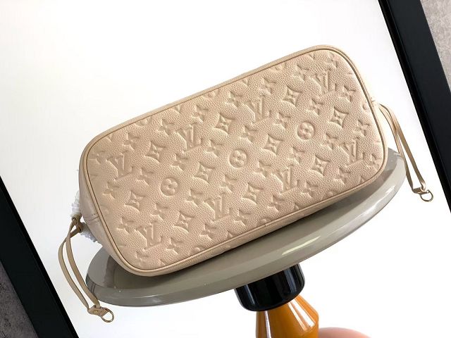 Louis vuitton original calfskin neverfull mm M45686 dune