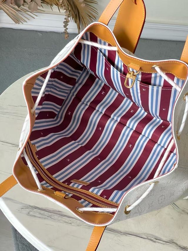 Louis vuitton original monogram canvas marina tote M14652 white