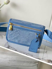 Louis vuitton original denim bosphore wearable wallet N00210 blue