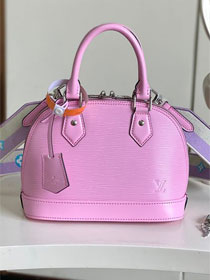 Louis vuitton original epi leather alma BB M22213 purple