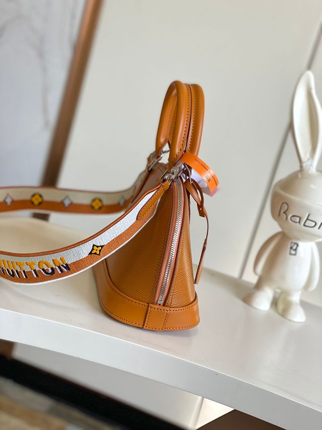 Louis vuitton original epi leather alma BB M57540 brown