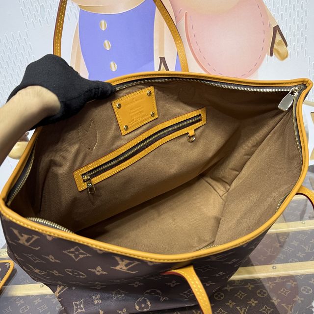 Louis vuitton origianl monogram calfskin nevereverfull M14023