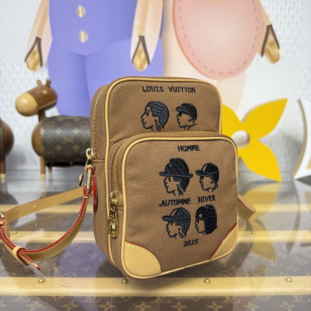 Louis vuitton original canvas amazon bag M25866 brown