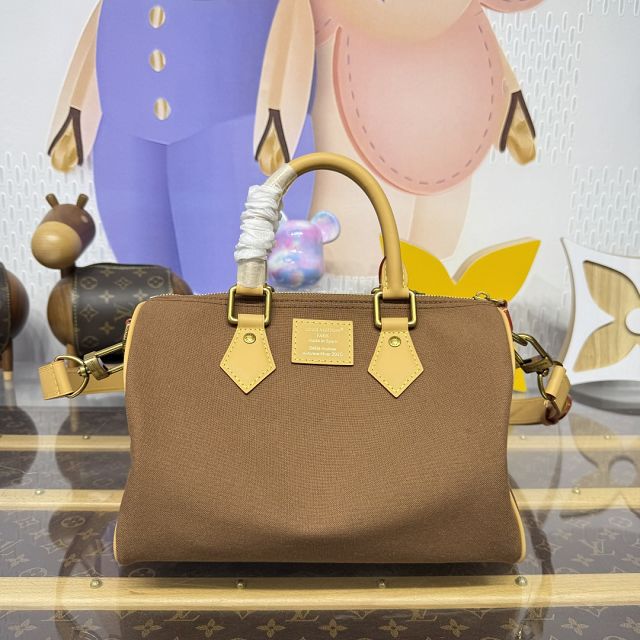 Louis vuitton original canvas speedy 25 M15218 brown