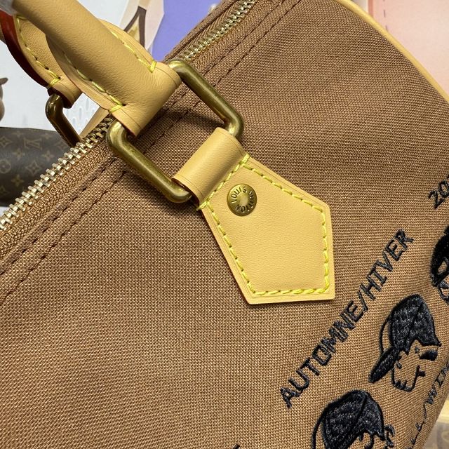 Louis vuitton original canvas speedy 25 M15218 brown