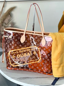 Louis vuitton original monogram PVC neverfull GM M14491 yellow