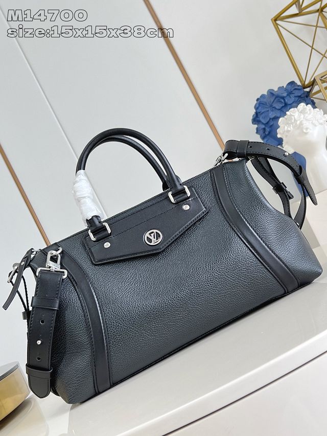 Louis vuitton original calfskin LV biker MM M14700 black