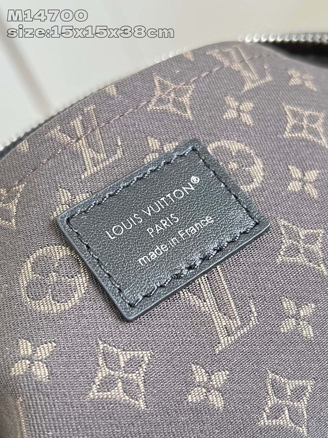 Louis vuitton original calfskin LV biker MM M14700 black