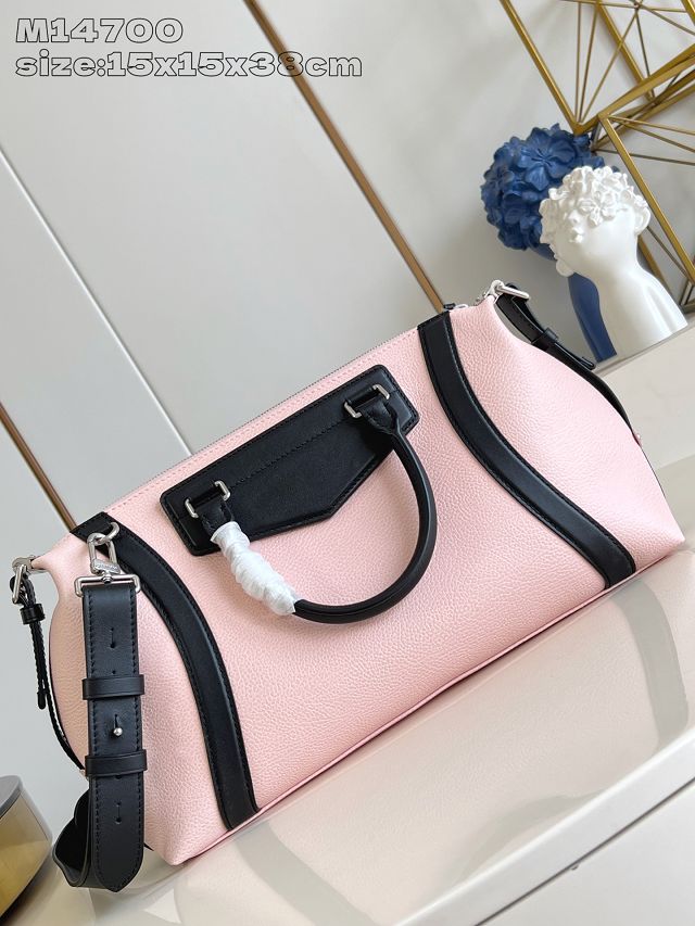 Louis vuitton original calfskin LV biker MM M26563 pink