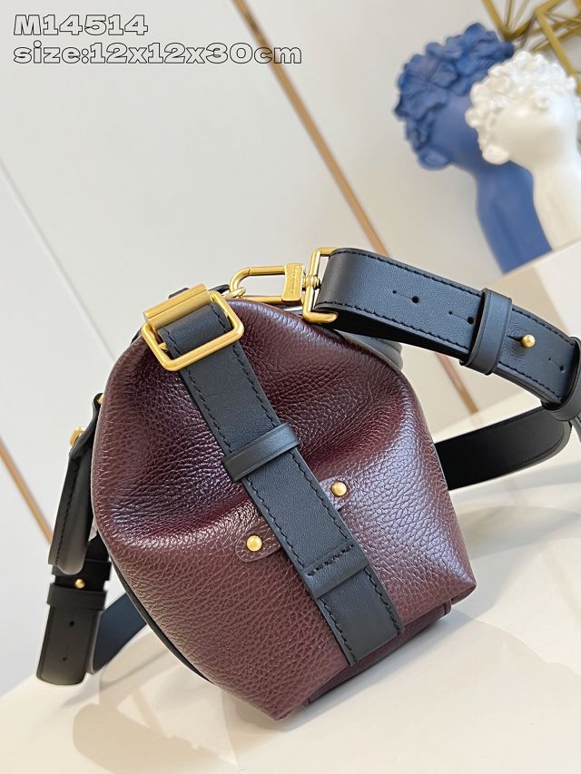 Louis vuitton original calfskin LV biker PM M14514 mahogany