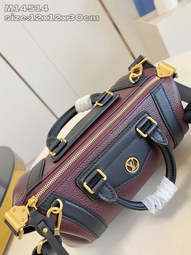 Louis vuitton original calfskin LV biker PM M14514 mahogany