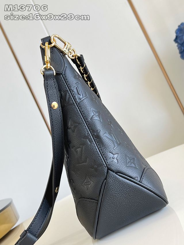 Louis vuitton original calfskin boulogne GM bag M13706 black